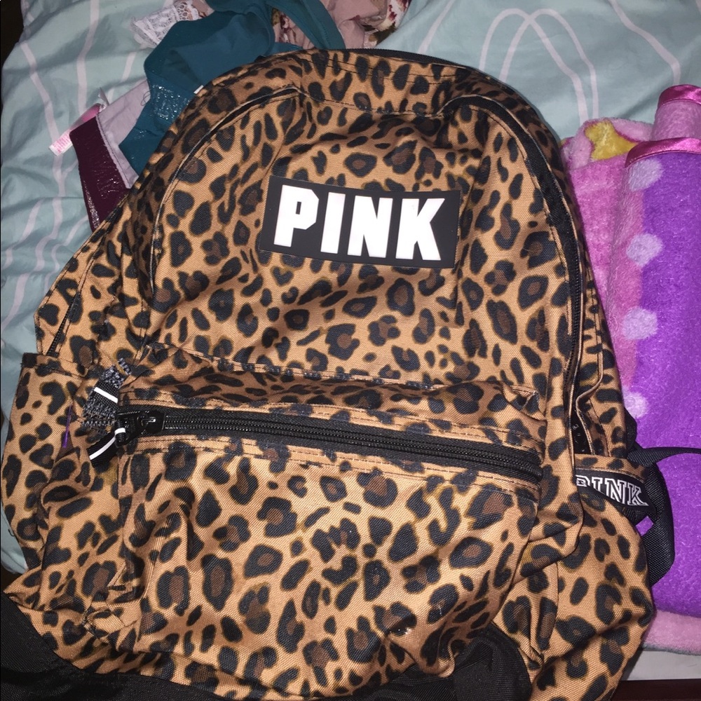 Pink Victoria secret campus backpack